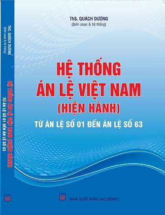 Sách Hệ Thống 63 Án Lệ Việt Nam (hiện hành)